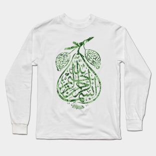 Green Fruit Bismillah Long Sleeve T-Shirt